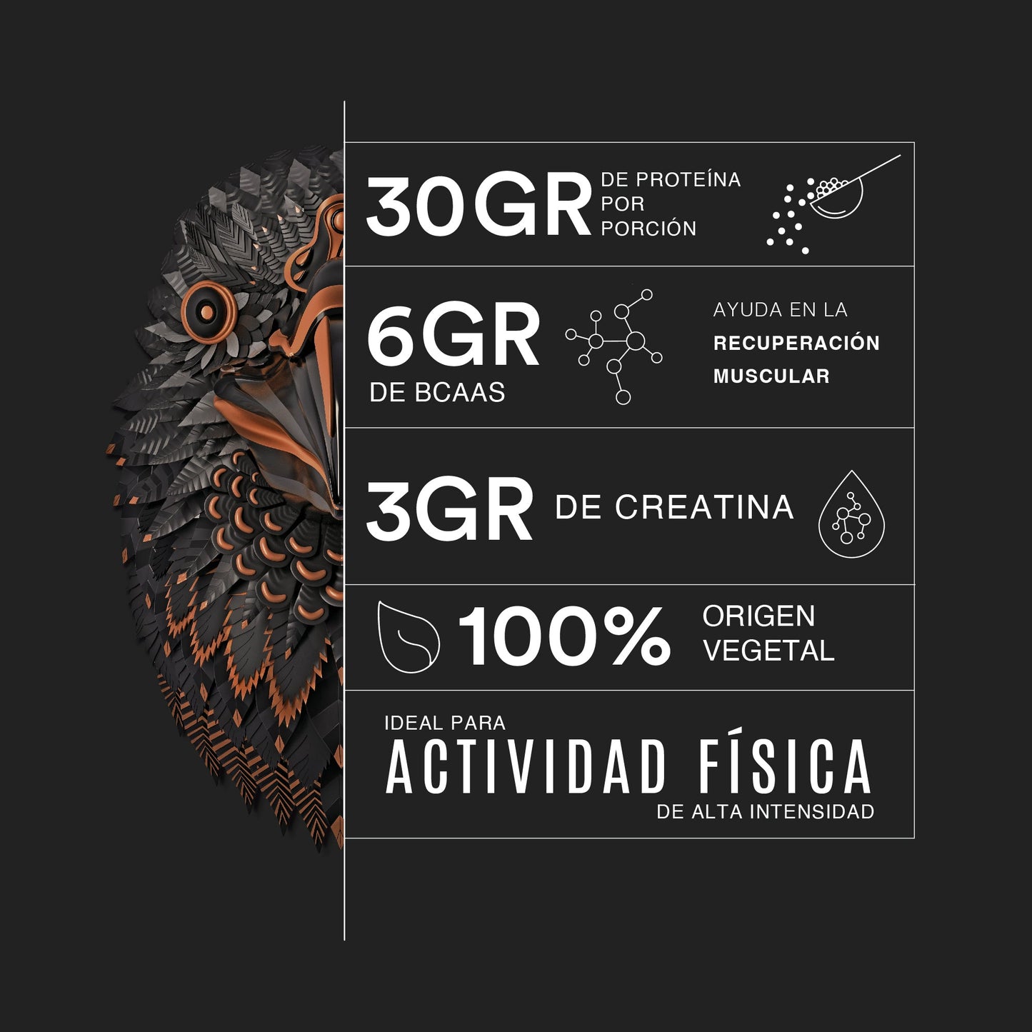 Falcon Performance Proteína orgánica Chocolate 1.9 Kg