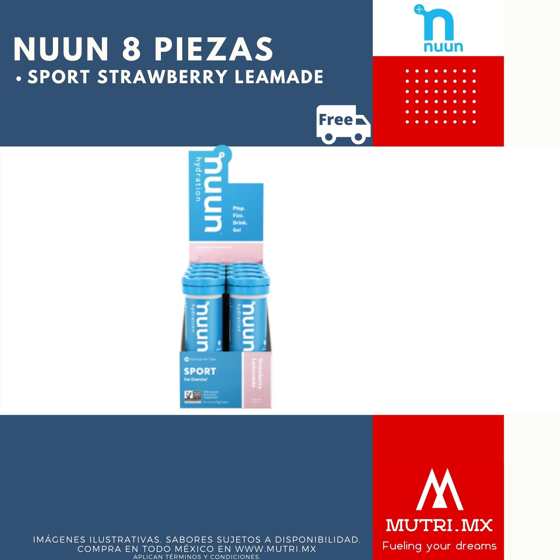Nuun Sport Strawberry Lemonade