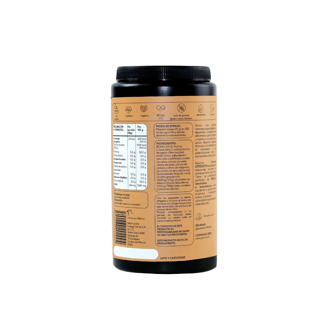 Quenut Strengh Hidratación 500g