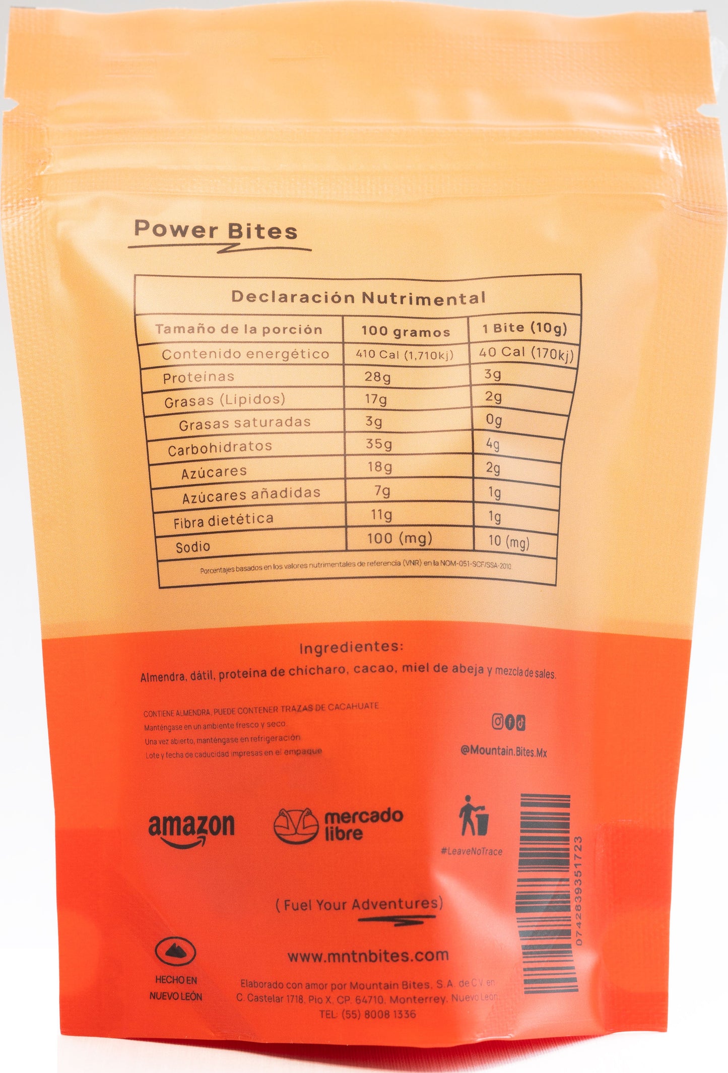Mountain Bites Melted Cacao 60g