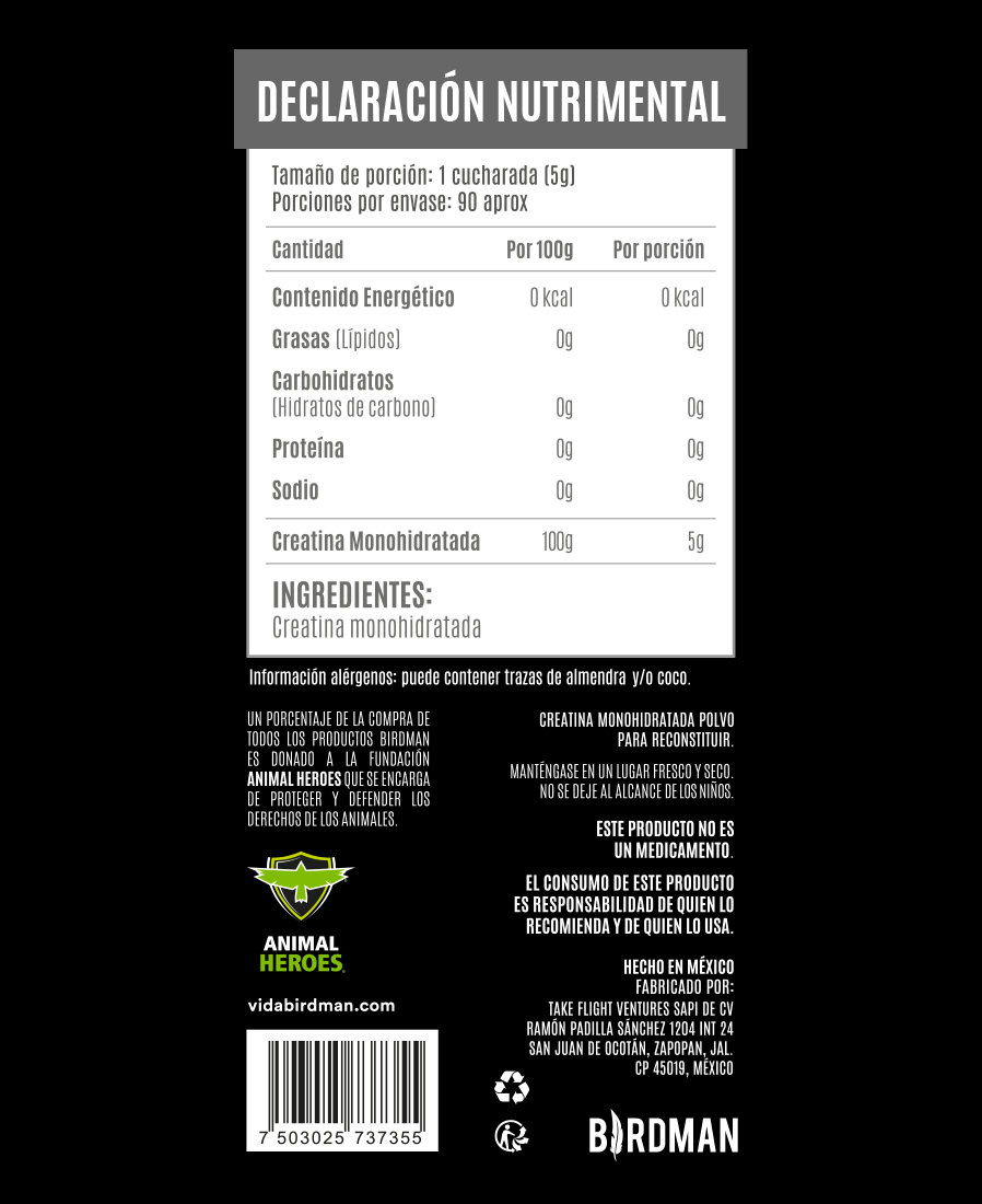 Birdman Creatina 450gr
