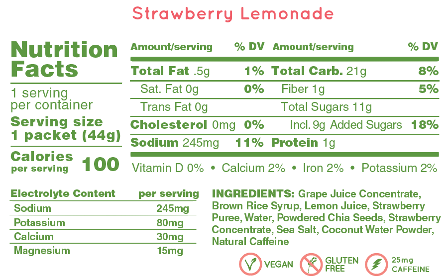 Huma Gel Plus Strawberry Lemonade
