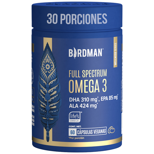 Birdman Full Spectrum Omega 3 - 60 Cápsulas - 30 Porciones