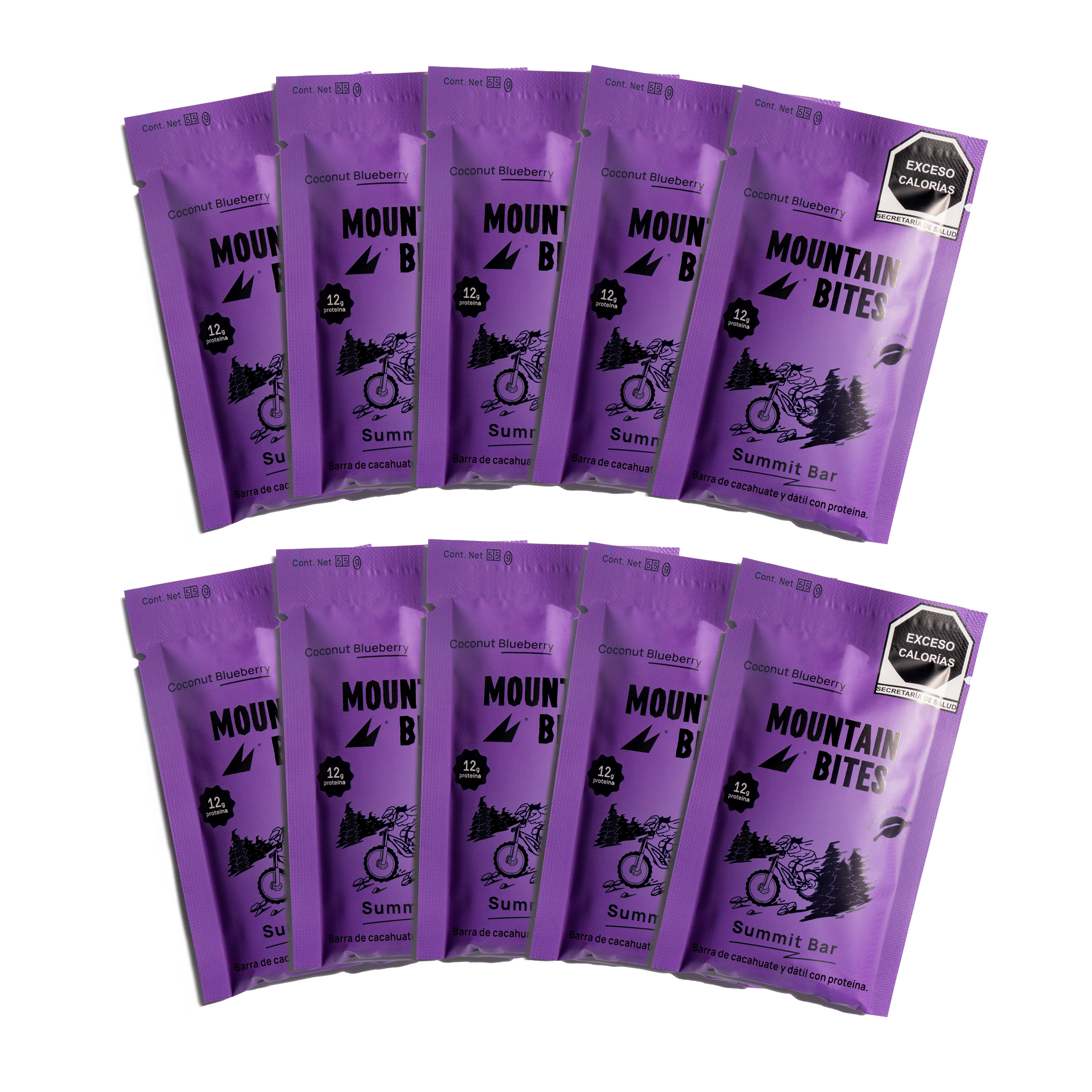 Mountain Bites Summit Bar Coconut Blueberry 55g