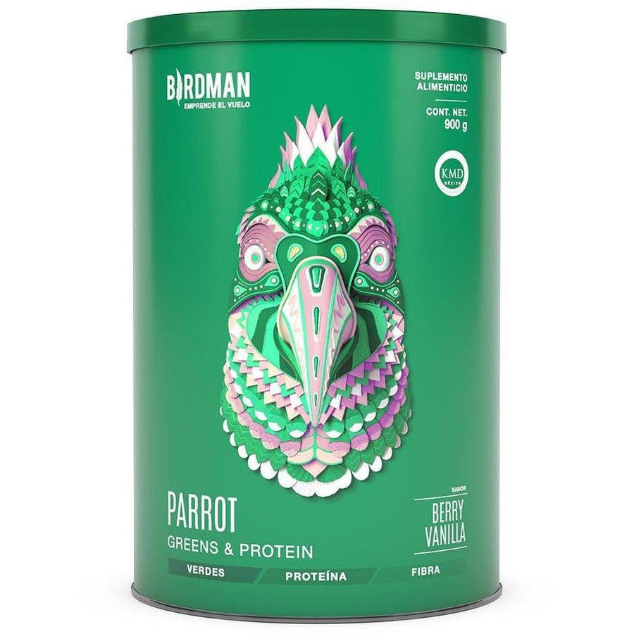 Parrot Greens & Protein Berry Vainilla 900gr