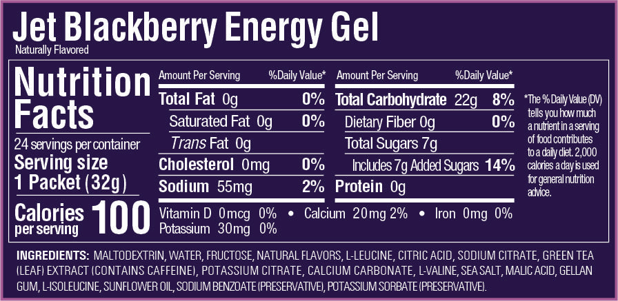 Gu Energy Gel Jet Blackberry