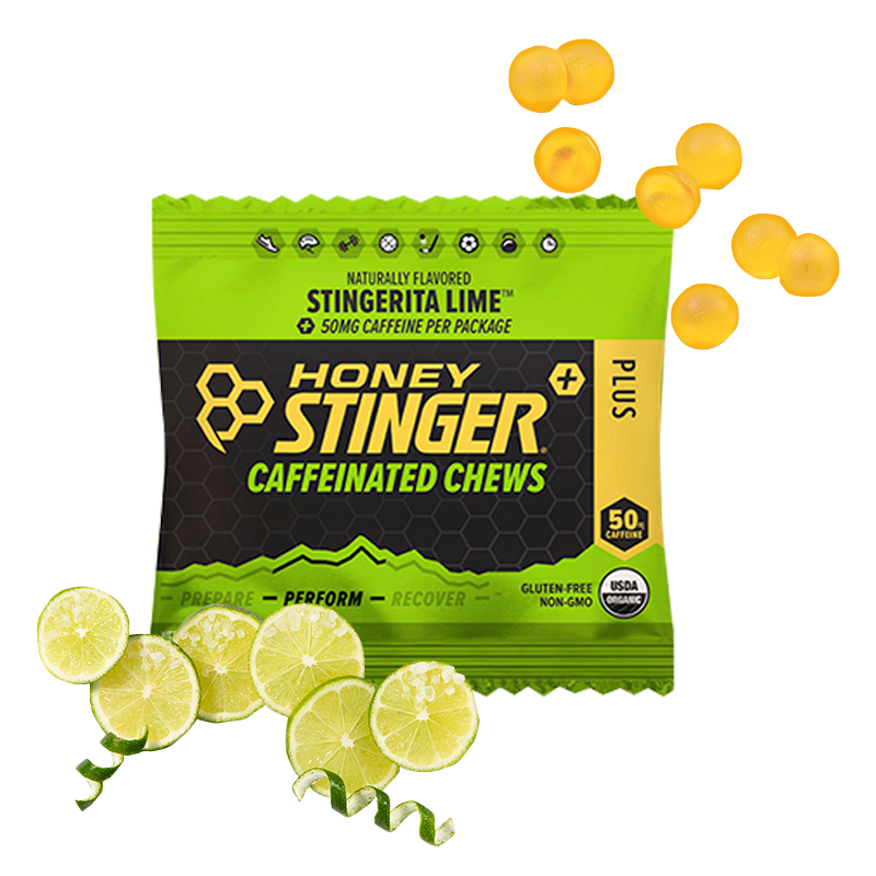 Honey Stinger Chews Lime Caffeine