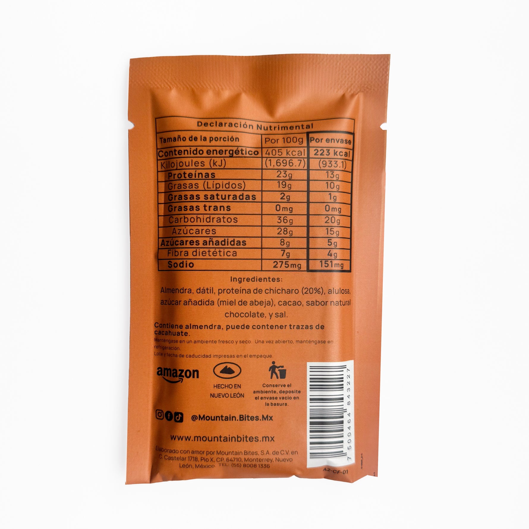 Mountain Bites Summit Bar Chocolate Fudge 55g