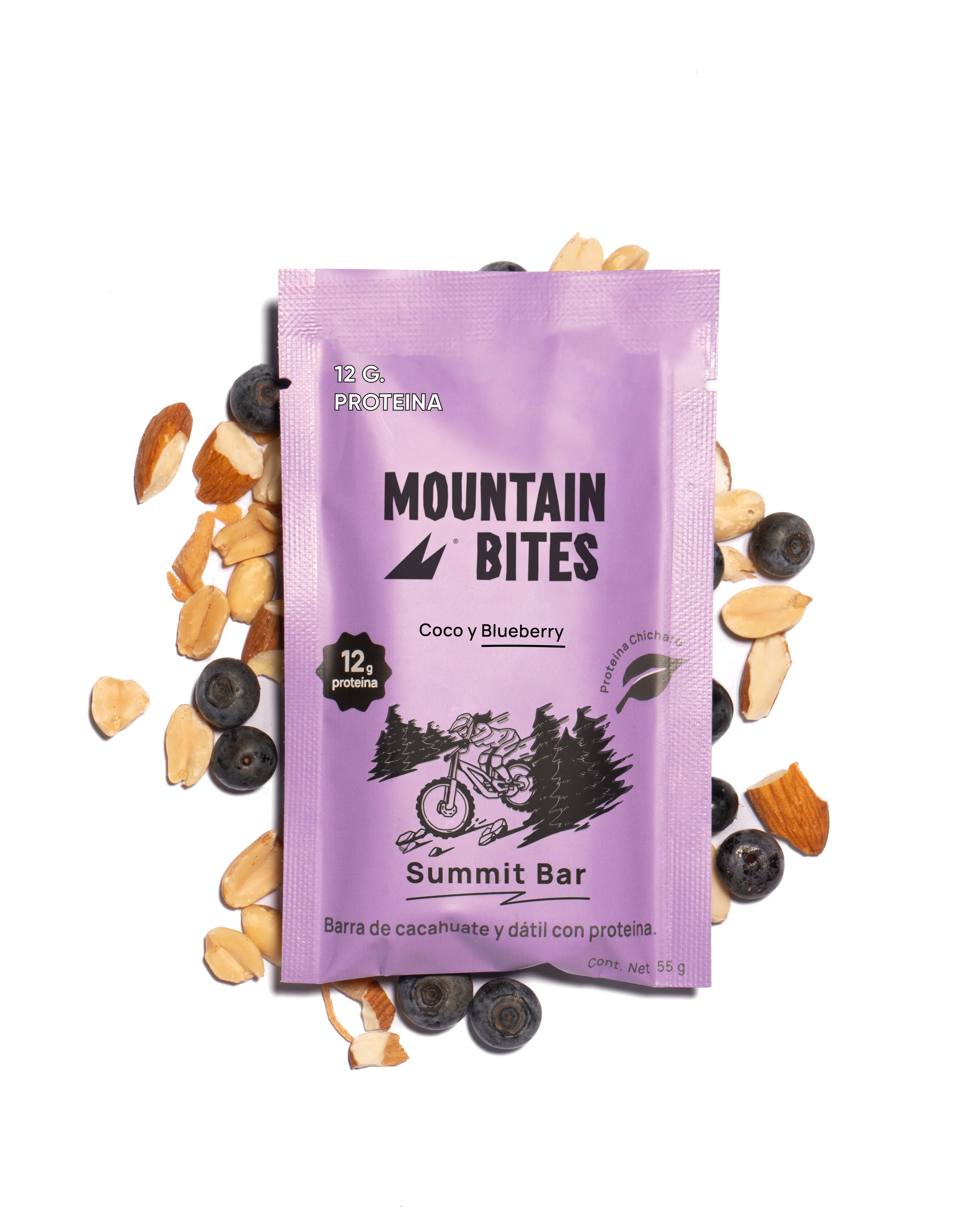 Mountain Bites Summit Bar Coconut Blueberry 55g