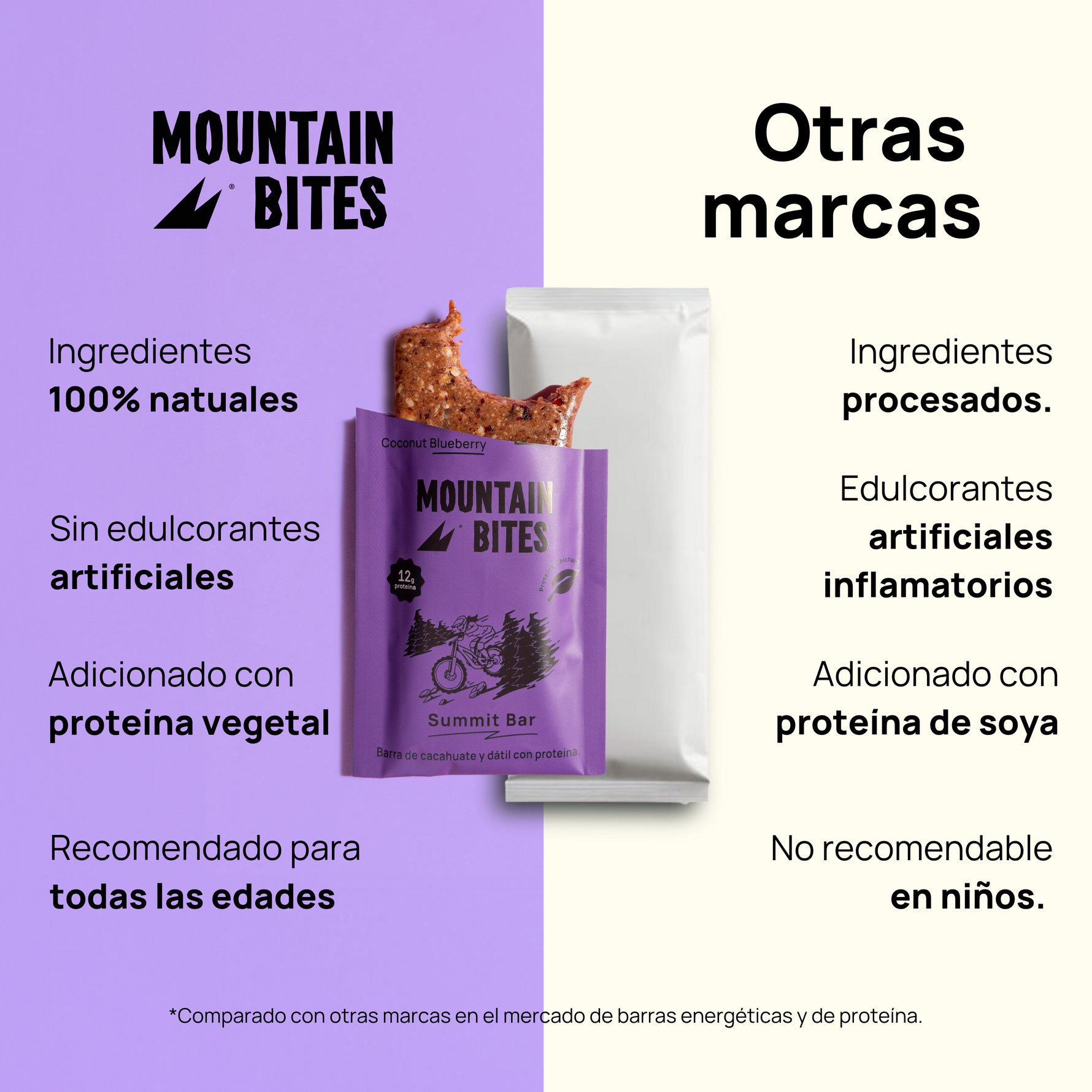 Mountain Bites Summit Bar Coconut Blueberry 55g