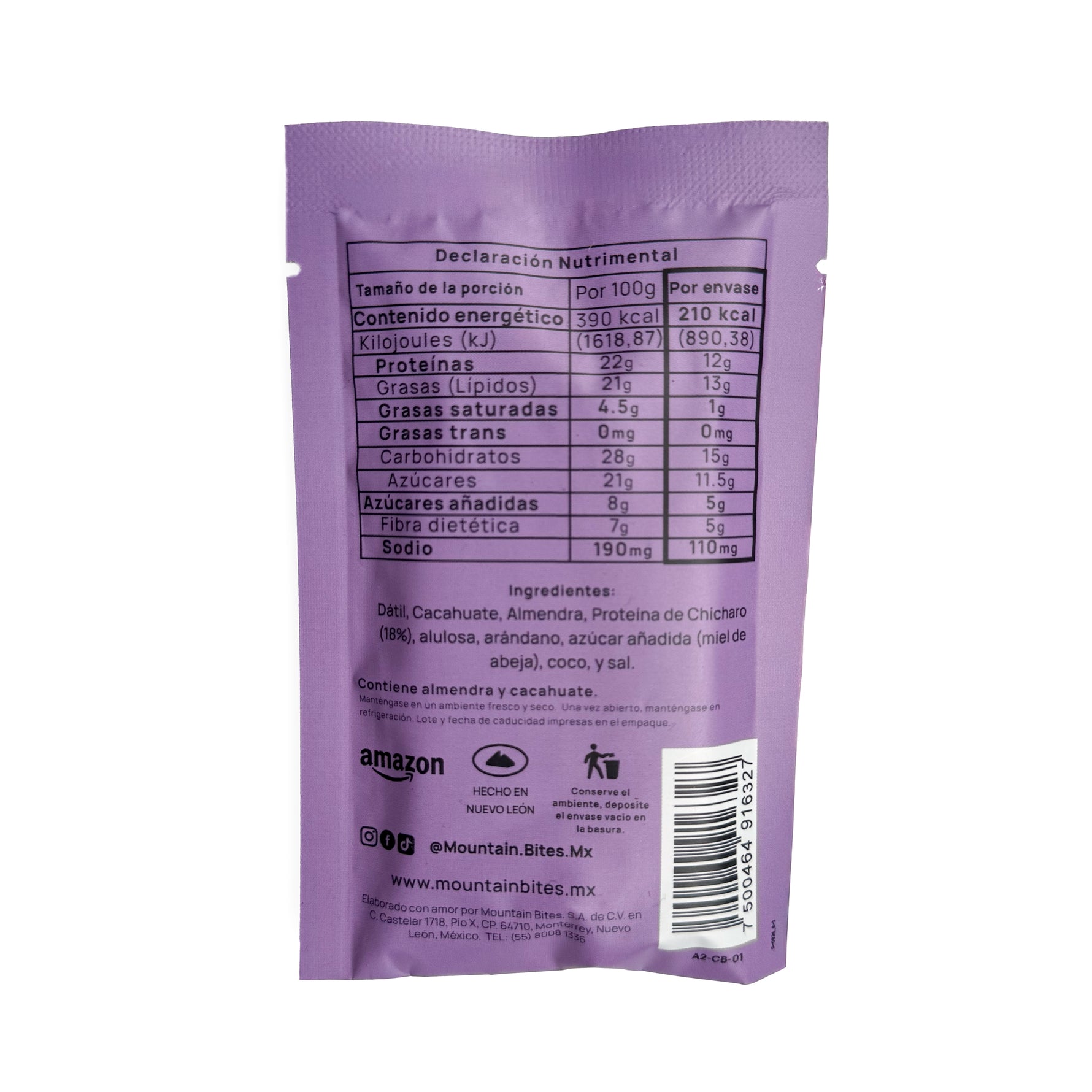 Mountain Bites Summit Bar Coconut Blueberry 55g