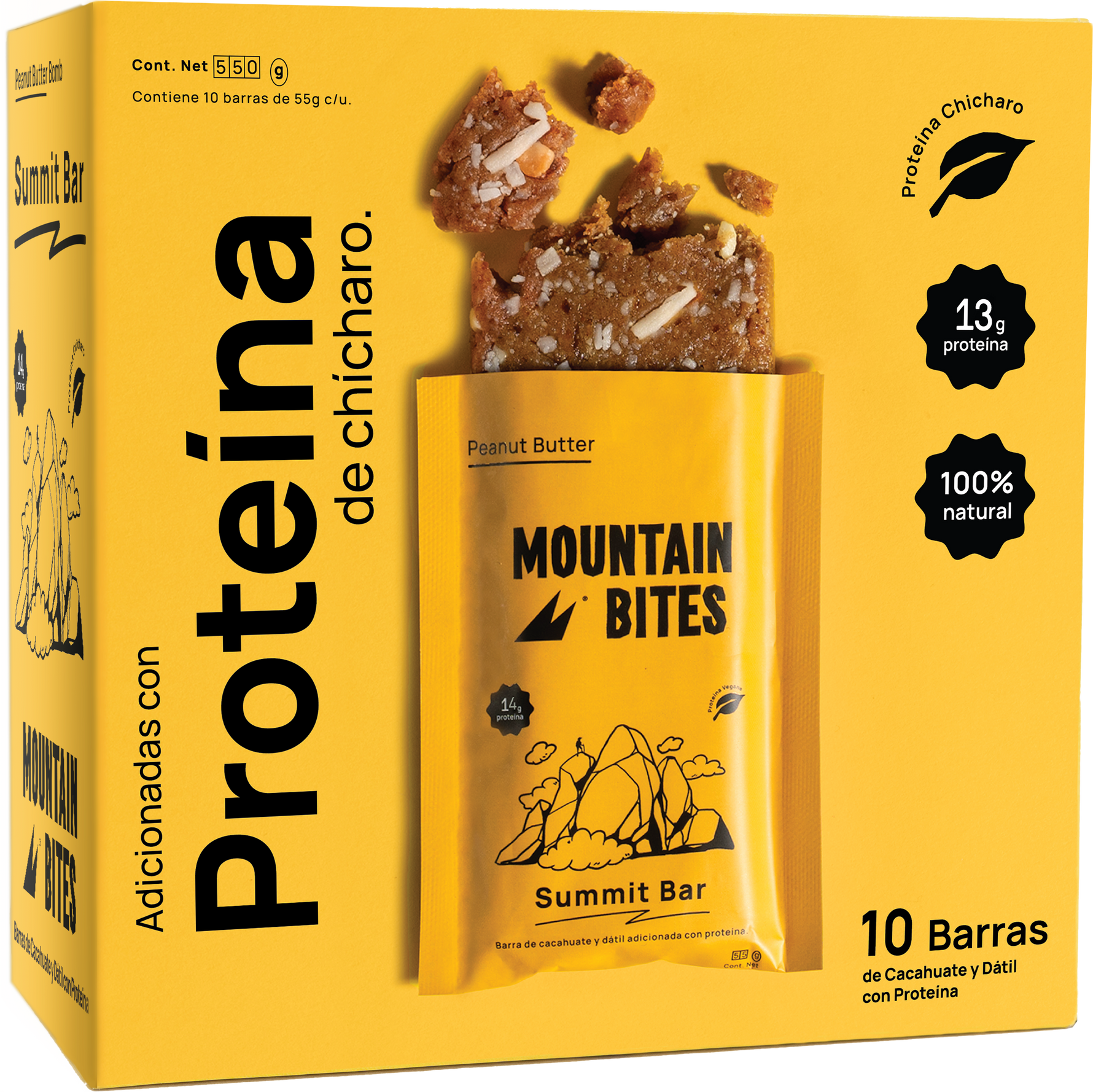 Mountain Bites Summit Bar Peanut Butter 55g