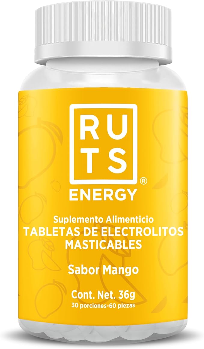 Ruts electrolitos masticables Mango Bote