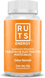 Ruts electrolitos masticables Naranja Bote