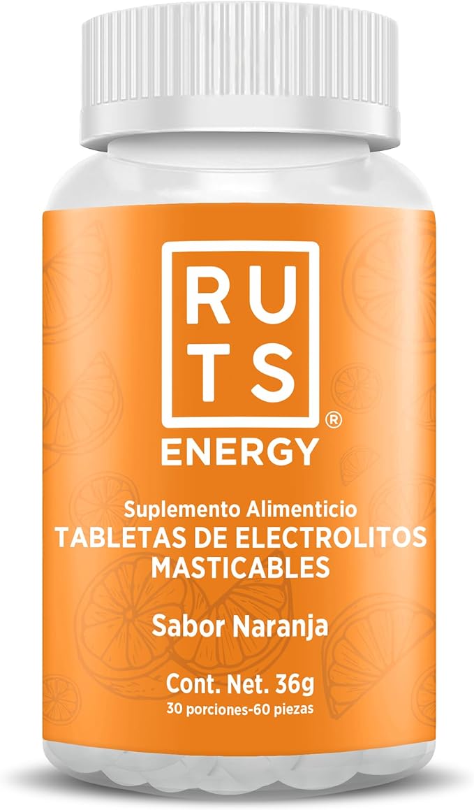 Ruts electrolitos masticables Naranja Bote