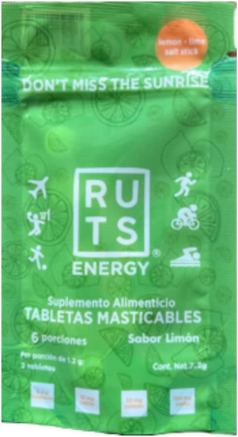Ruts electrolitos masticables limón sobres