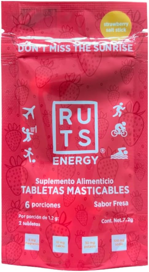 Ruts electrolitos masticables Fresa Sobres
