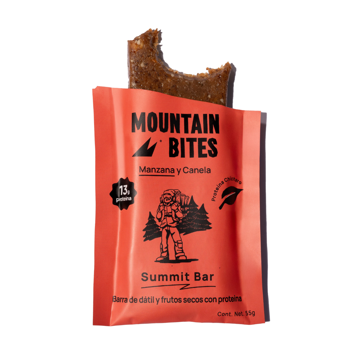 Mountain Bites Summit Bar Manzana Canela 55g