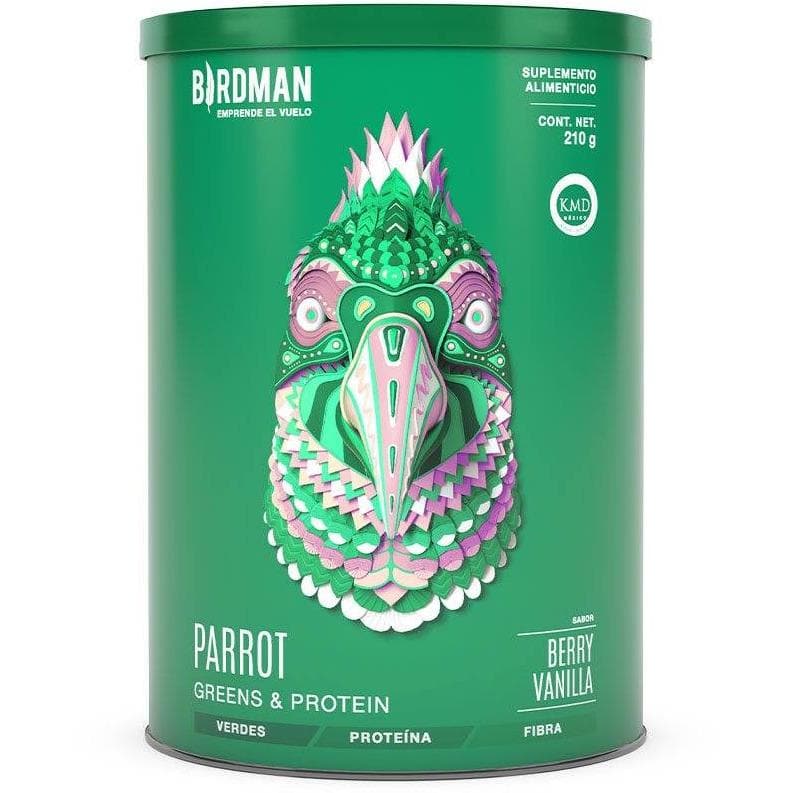 Parrot Greens & Protein Berry Vainilla 210gr