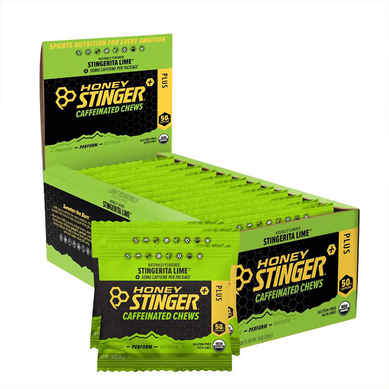 Honey Stinger Chews Lime Caffeine