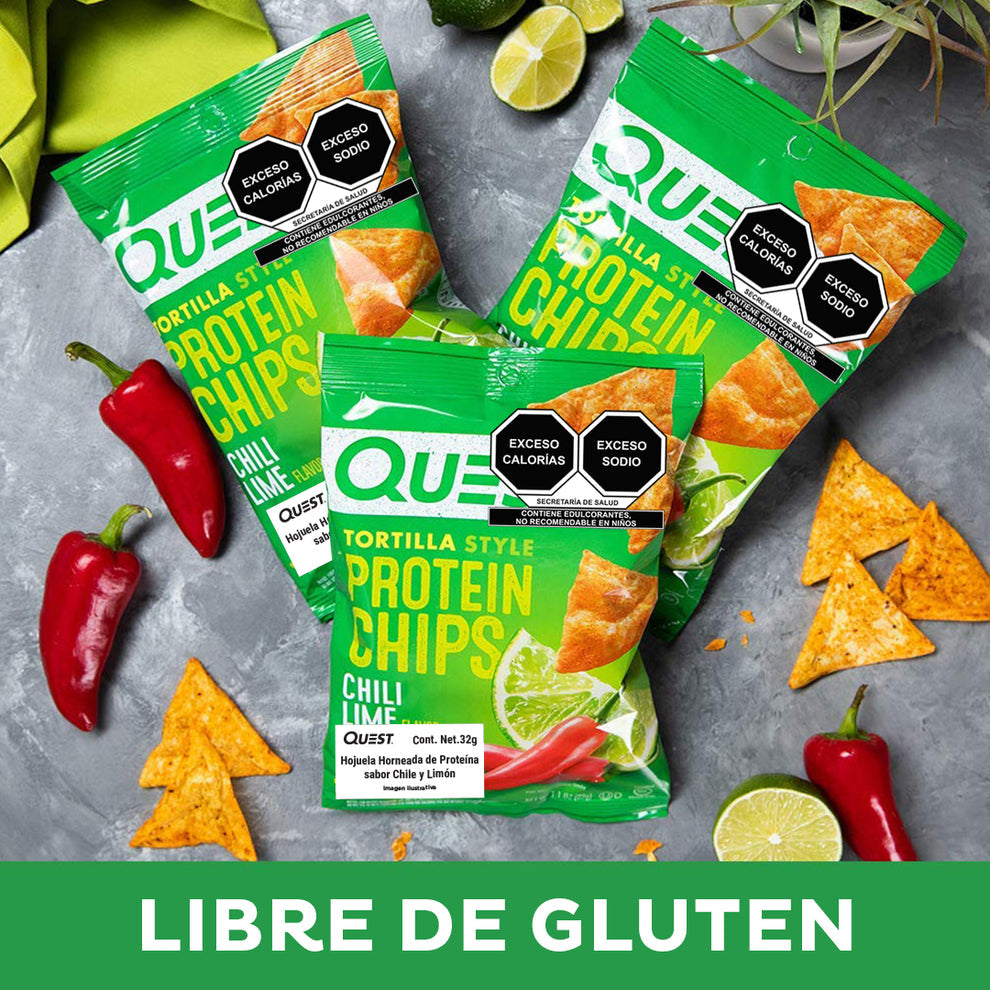 Quest Protein Chips Chile y Limón
