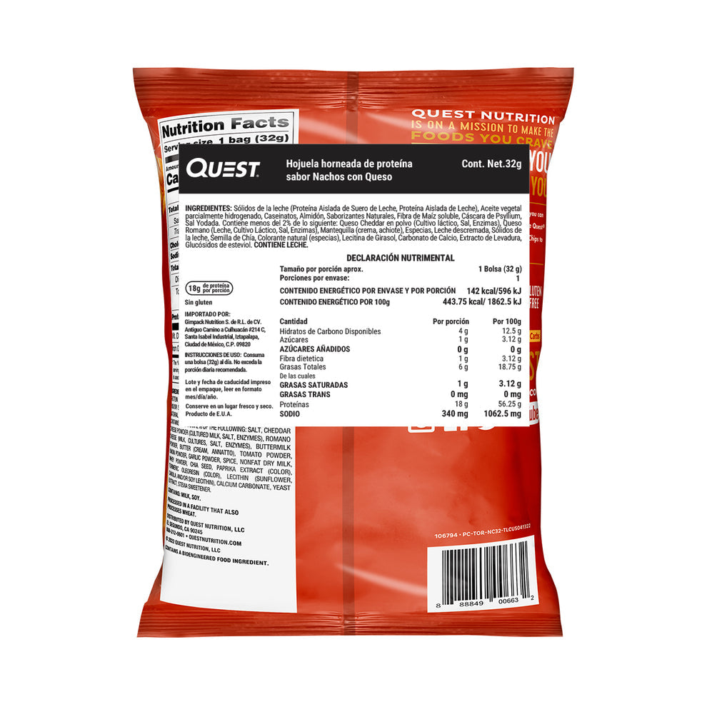 Quest Protein Chips Queso