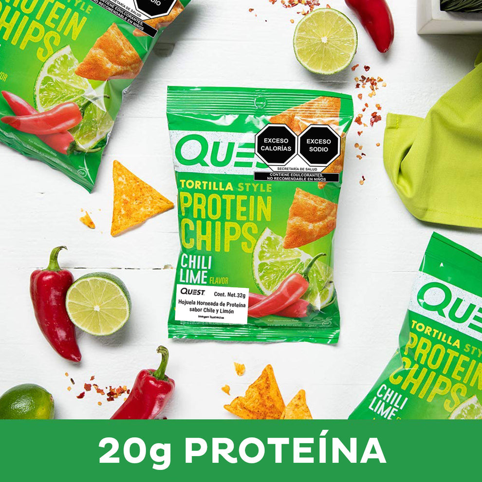 Quest Protein Chips Chile y Limón