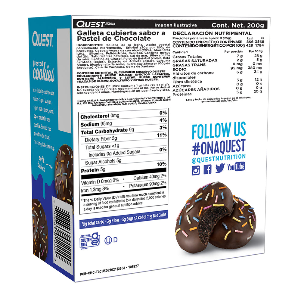 Quest Frosted Cookies Chocolate Cake