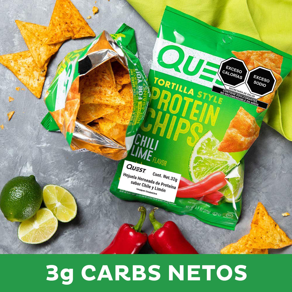 Quest Protein Chips Chile y Limón