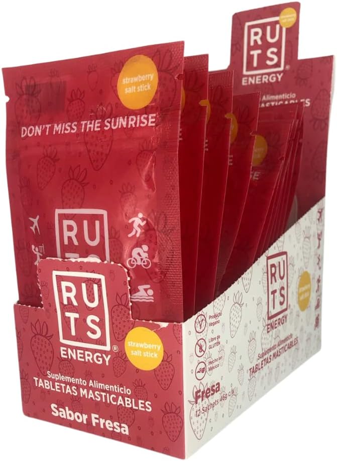 Ruts electrolitos masticables Fresa Sobres