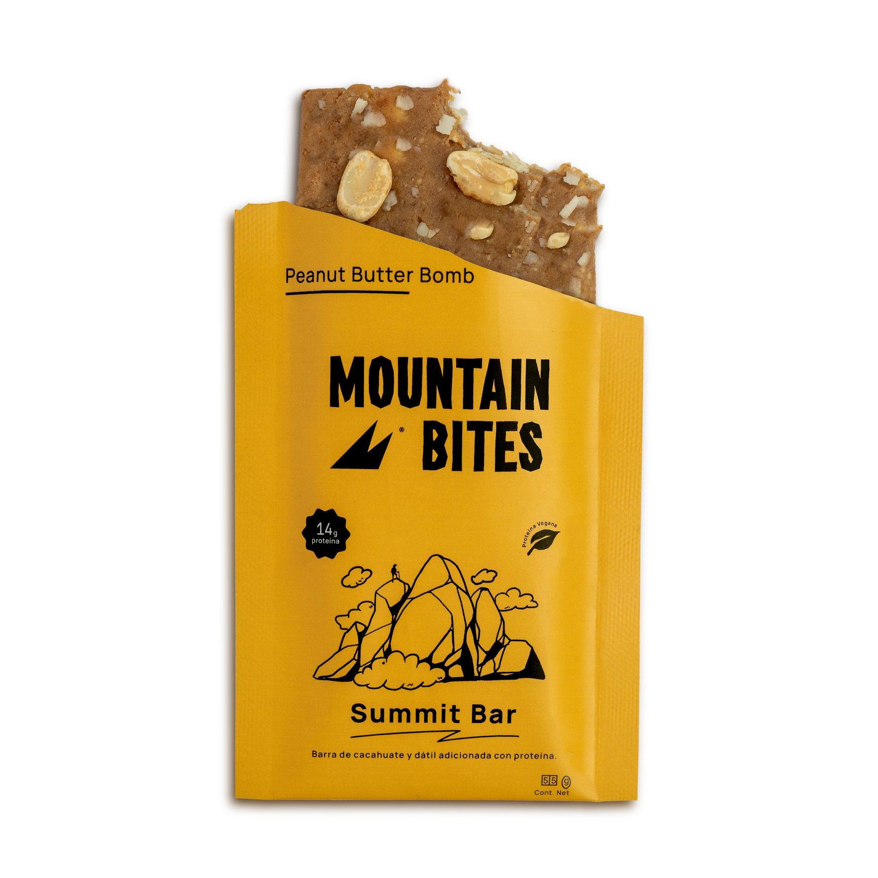 Mountain Bites Summit Bar Peanut Butter 55g