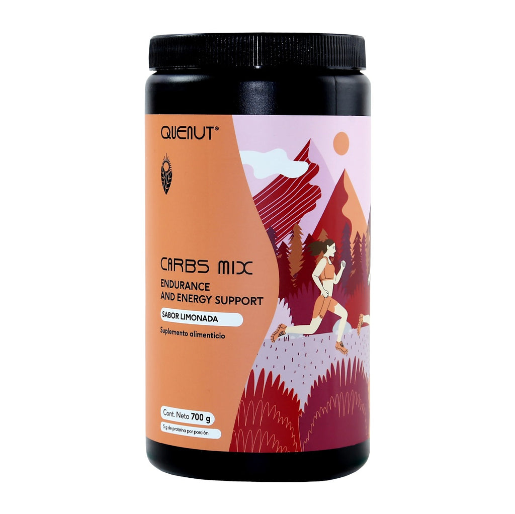 Quenut Carbs + Hidratación Mix 700g Lemon