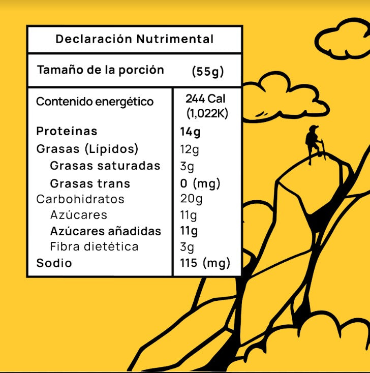 Mountain Bites Summit Bar Peanut Butter 55g