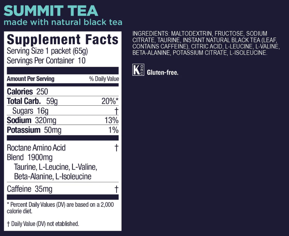 Gu Energy Drink Mix Roctane Mix C/ 10 Pz