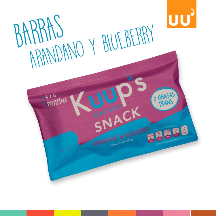 Kuup´s bar Arándano CADUCIDAD OCT 2025.