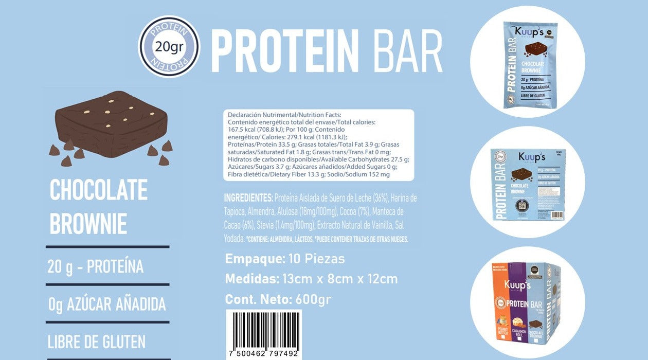 Kuup´s Protein bar Chocolate Brownie