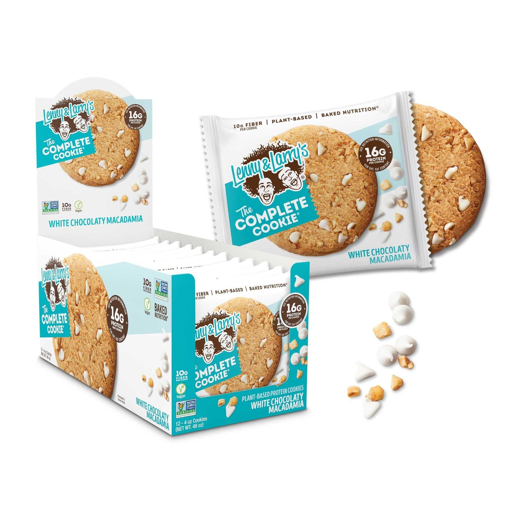 Lenny & Larry´s White Chocolate Macadamia The Complete Cookie 57gr