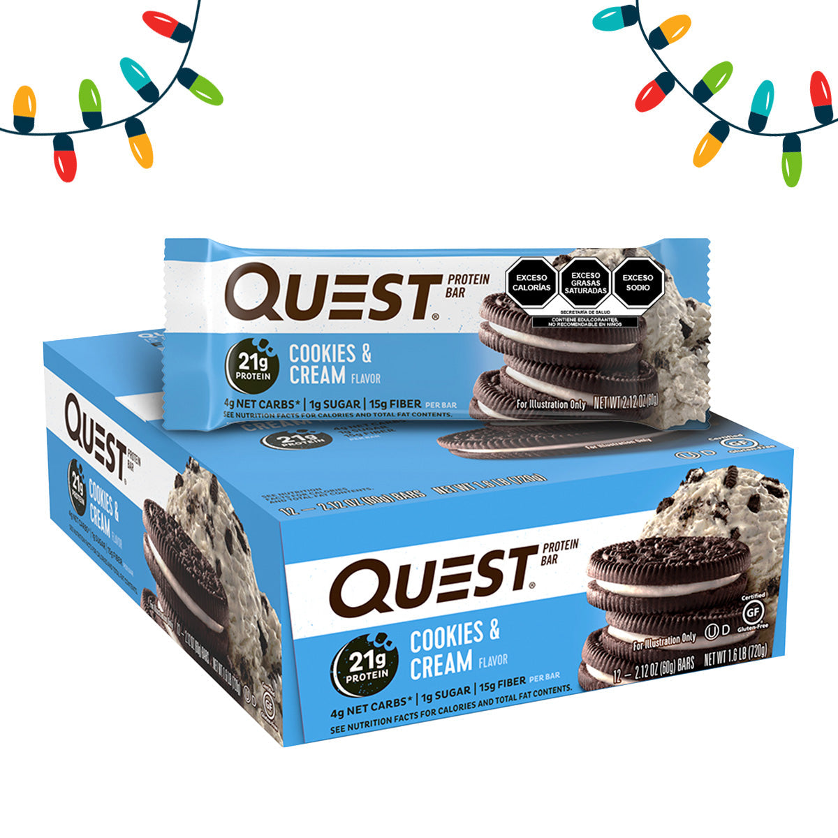 Quest Bar Cookies and Cream