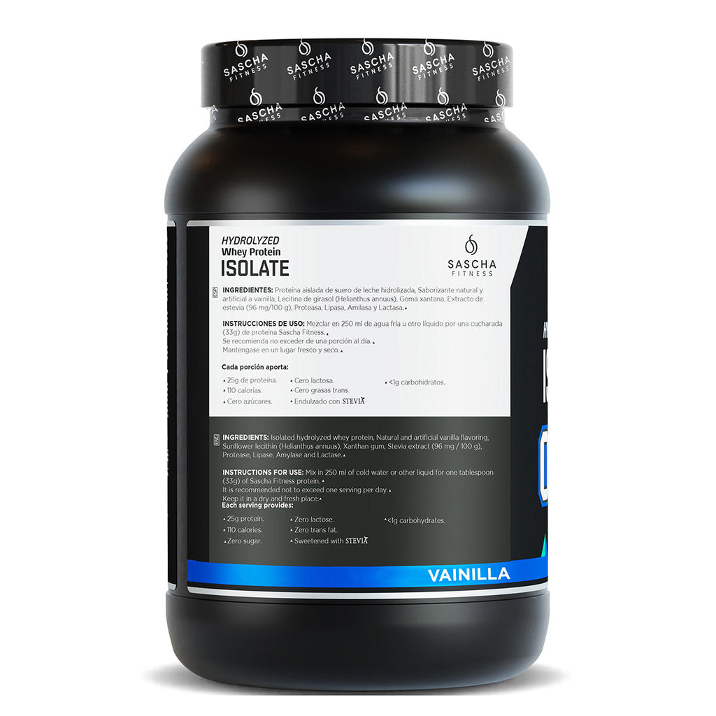 Sascha Hydrolized Whey Protein Vainilla 907gr