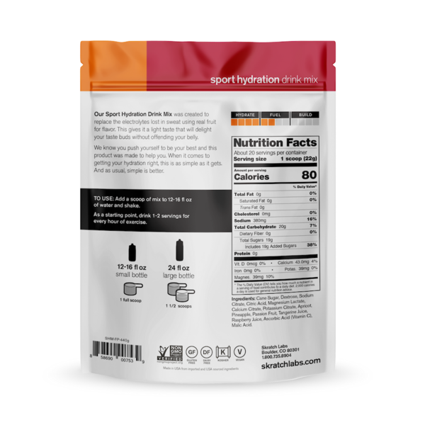 Skratch Labs Hydration Fruit Punch 440gr