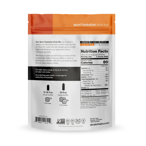Skratch Labs Hydration Orange 440gr